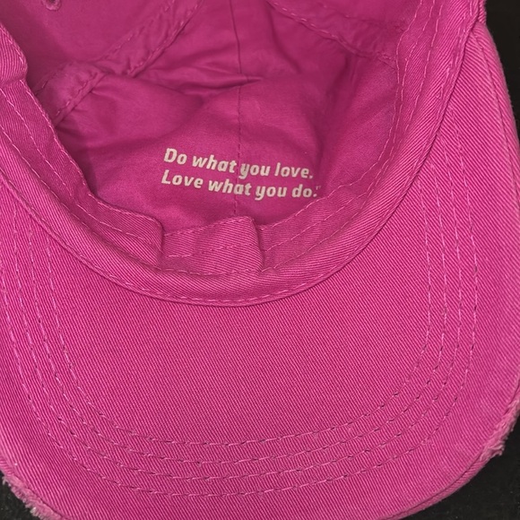 Life is Good Distressed Pink Baseball Cap “Do What You Love. Love What You Do.” - Picture 6 of 8